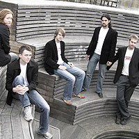 An image of Kristina, Rasmus, Mathias, Daniel and Olof