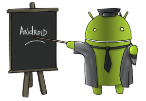 Image of an Android teacher