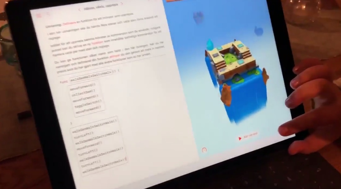 iPad Pro with Swift Playgrounds