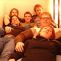 An image of Daniel, Mathias, Rasmus, Olof, Magnus and Maria