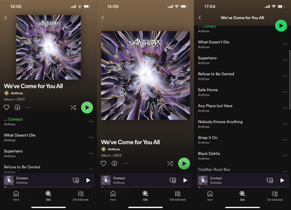 A Spotify screenshot