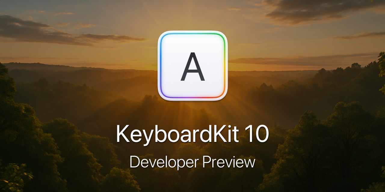 KeyboardKit 10 Developer Preview logo