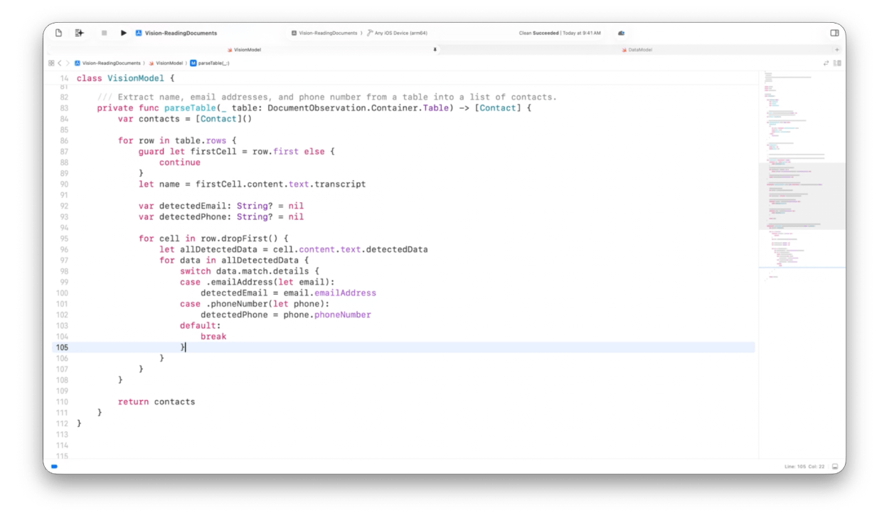 Detecting text in images with the Vision framework